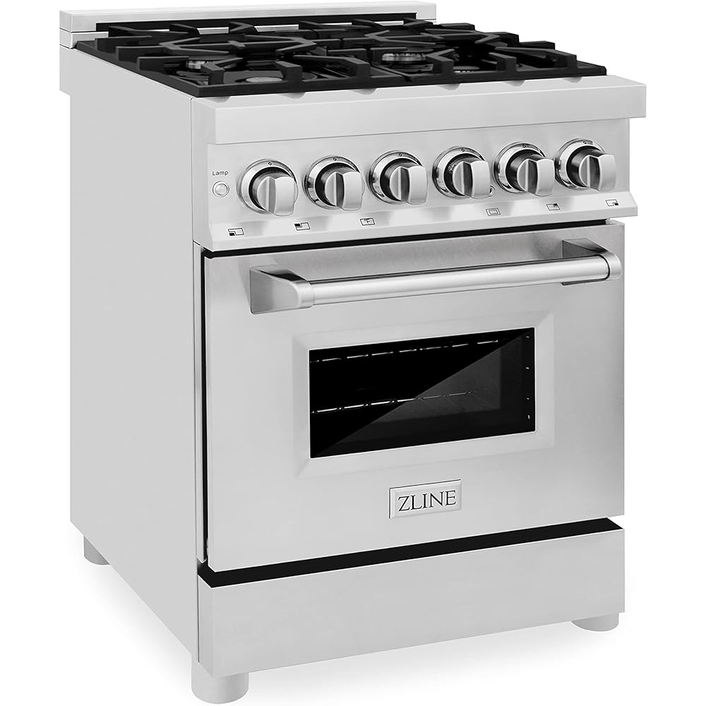 111/mo Finance ZLINE 24" 2.8 cu. ft. Dual Fuel Range with Gas Stove