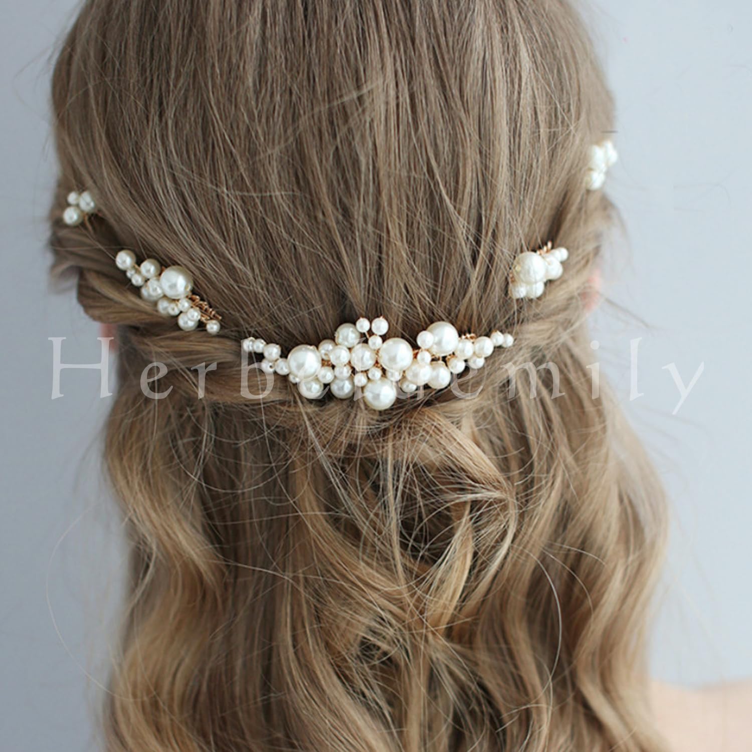 Amazon | [Herbeluemily] 髪飾り ヘッドドレス ヘアアクセサリー 