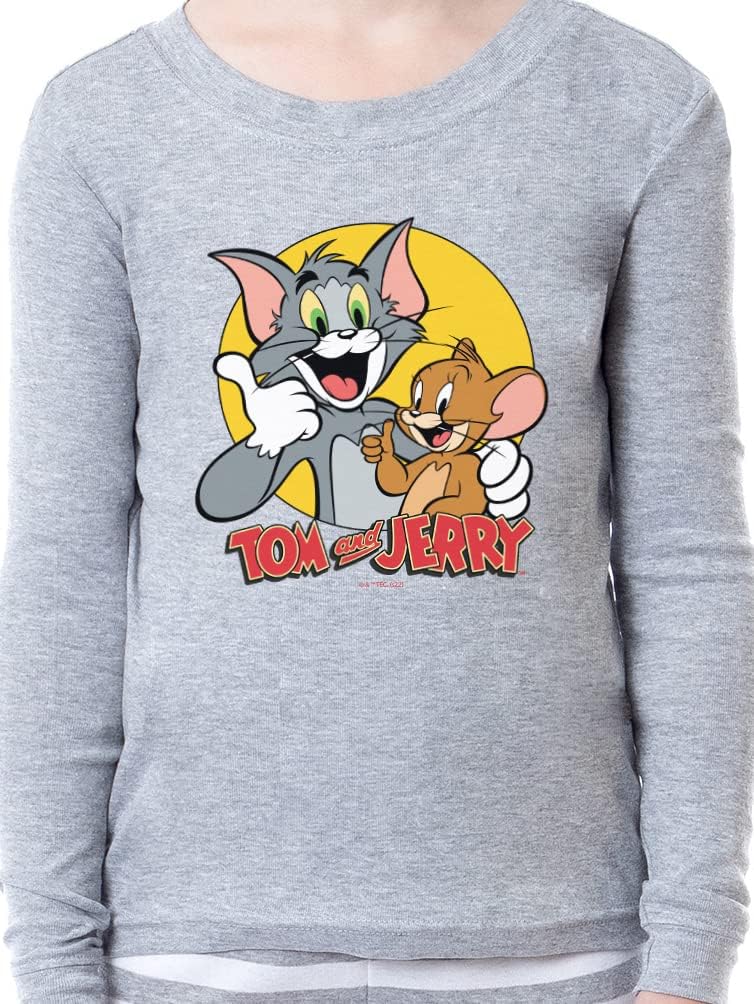 INTIMO Tom And Jerry Unisex Youth Child Girls' Boys' Sleep Tight Fit Pajama Set