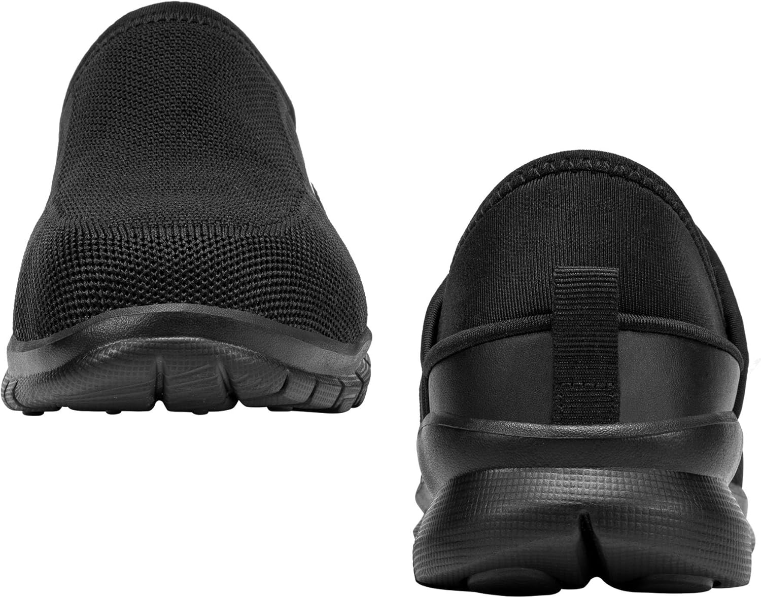 LARNMERN Slip on Steel Toe Shoes for Men Women Composite Toe Shoes Slip on Sneakers Work Safety Shoes Comfortable Lightweight Construction Running Walking Tennis Shoes