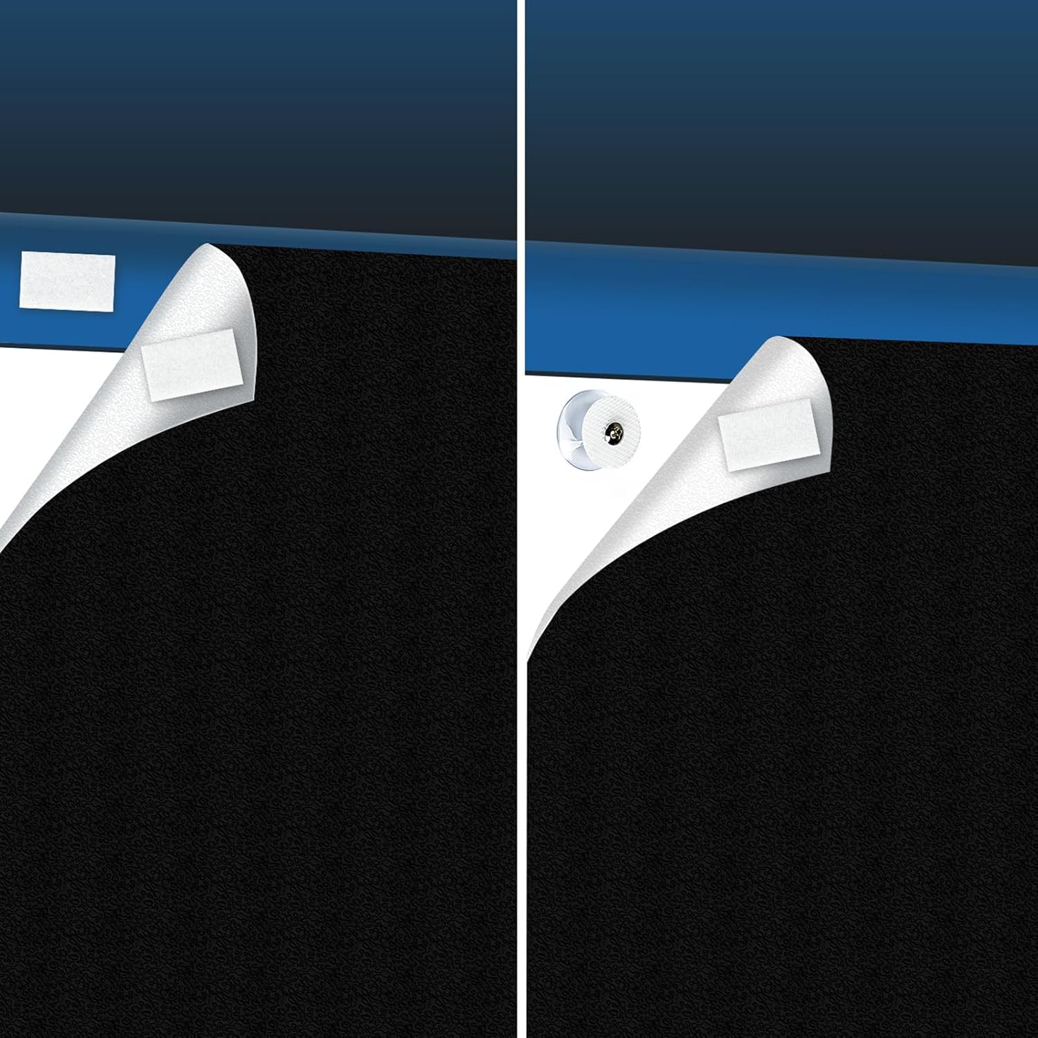 SwartLife Temporary Blackout Blinds 300x145cm 100 Blackout Material