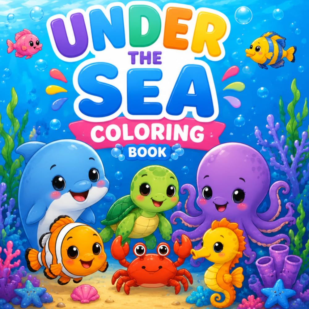 Under The Sea Coloring Book