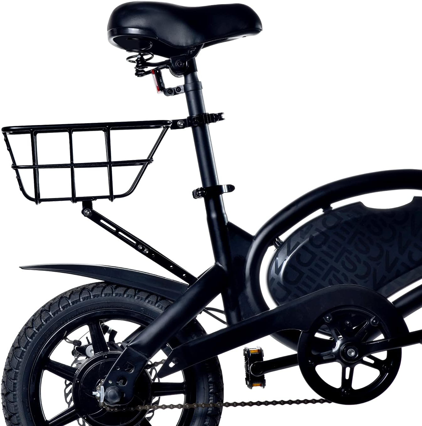Rear Bicycle Basket, Compatible With These Jetson Products: Bolt, Bolt Pro, LX10, Axle, and Bolt Up, Black, JRBSKT-BLK