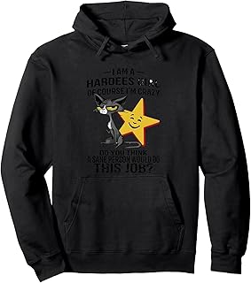 Black Cat I Am A Hardees Girl Of Course I’m Crazy Do You Pullover Hoodie