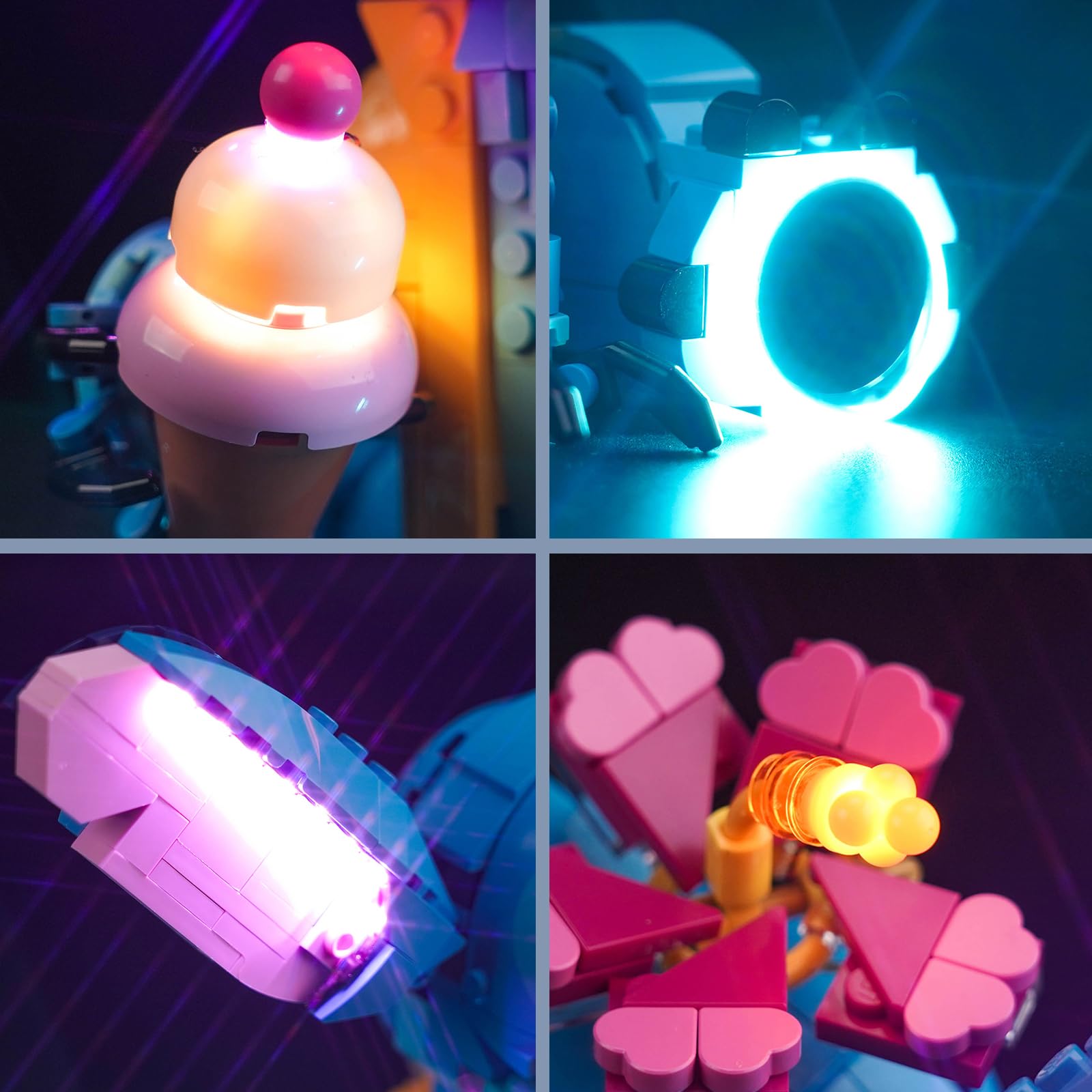 Led Light Set for Lego 43249 Stitch (No Lego), Decoration Lighting Set for Lego Disney Stitch Creative Toys - Standard Version - Image 3