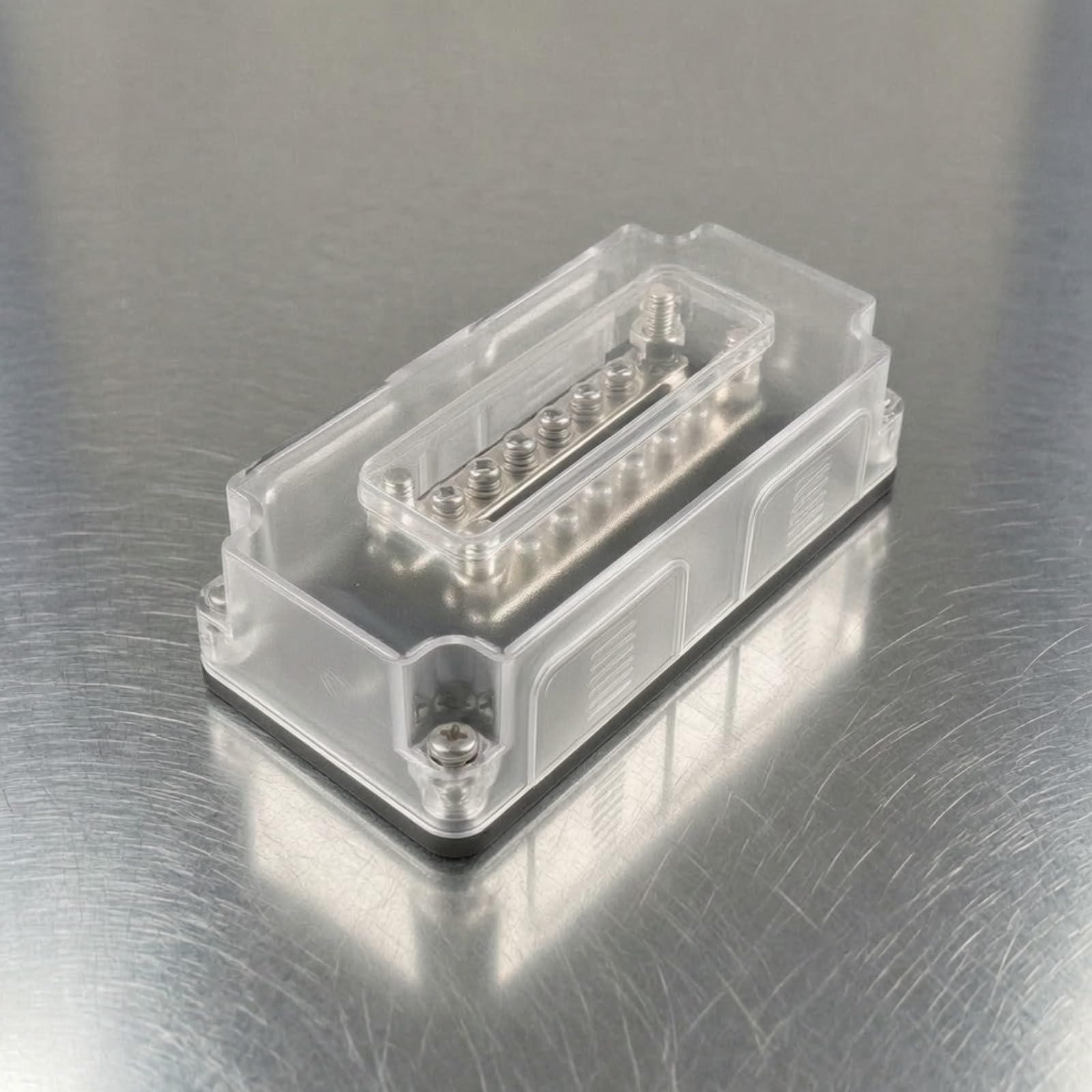 harayaa Colectora con Base PA66 Versátil Riel Alimentación Fácil Instalación Componen Eléctrico para Electricistas, Iluminación, 4 Formas Fila Única
