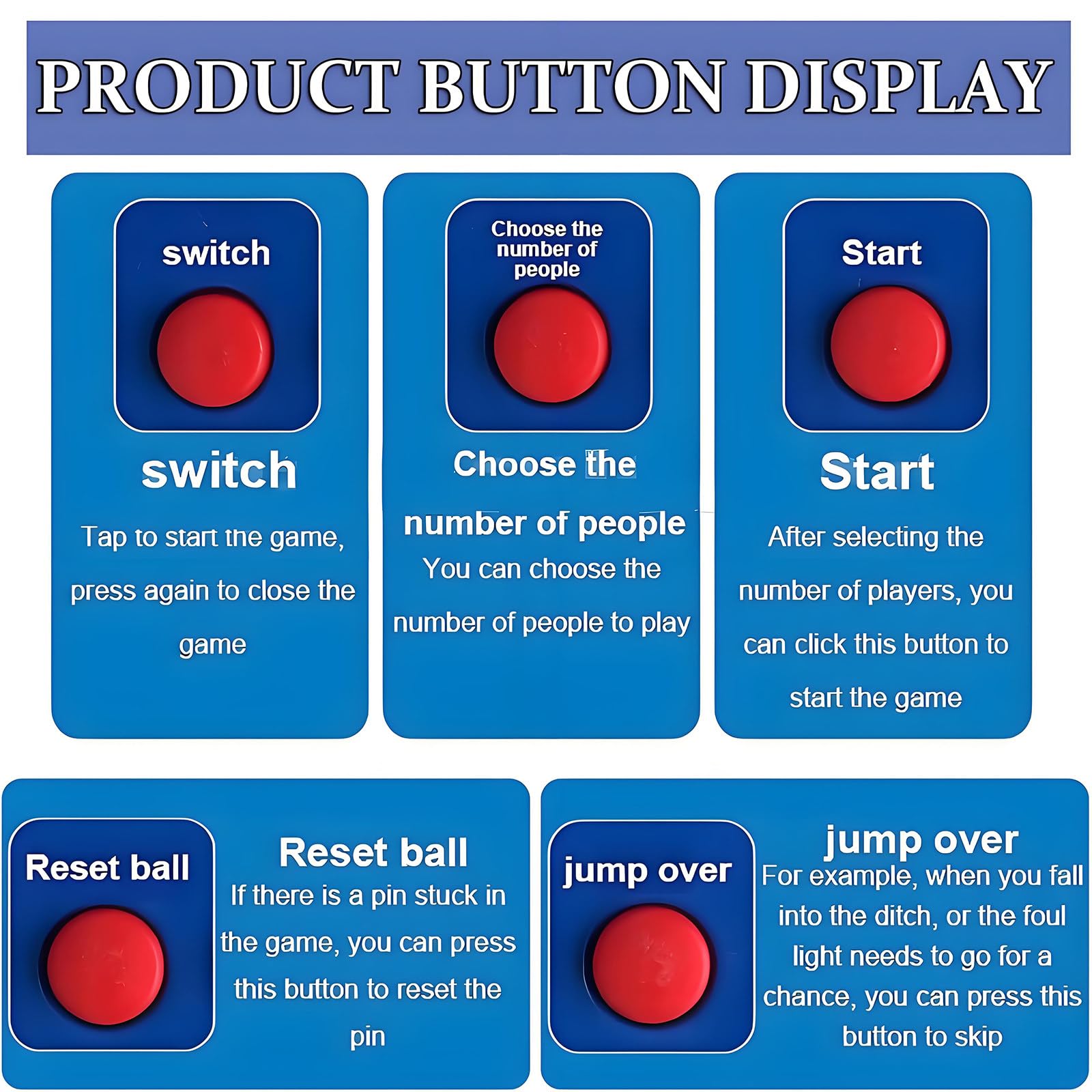 Gioco elettronico della pista da bowling per la casa, console sportiva interna con ripristino automatico, tabellone segnapunti a LED ed effetti sonori realistici