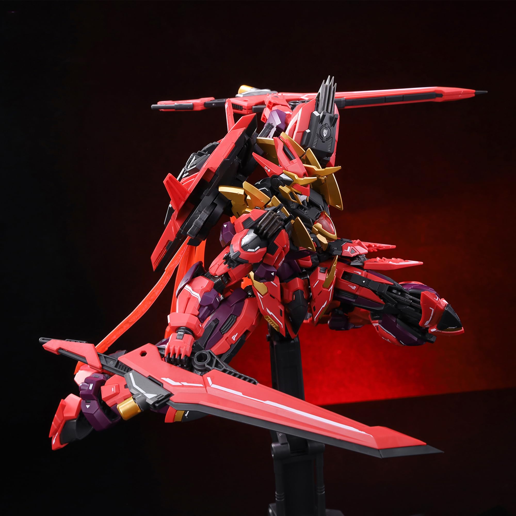 TOYVERSE CANG-Toys 1/100 Model Kit War of The God, Huaxia Sector YANDI Deluxe Edition, scheletro in lega, modello di Mecha in plastica da assemblare, 15 anni in più