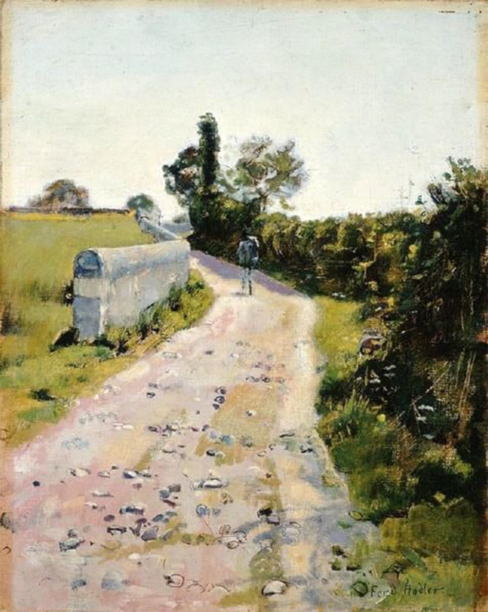 POSTERIIk Vintage Print Pop Art Landscape Artwork Sunny Path Ferdinand Hodler Art Prints for Office Home Decor 60x90cm