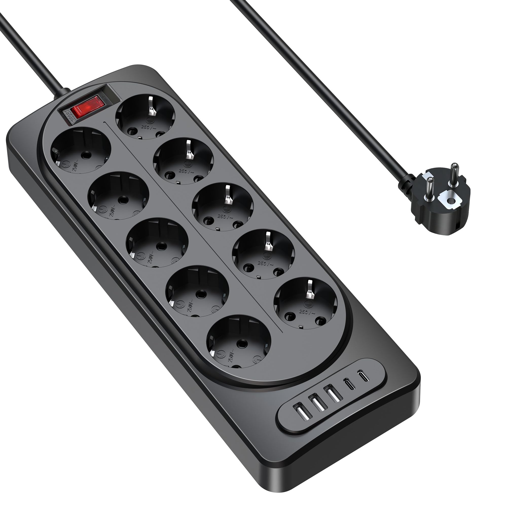 multiprise 15 en 1 avec usb c