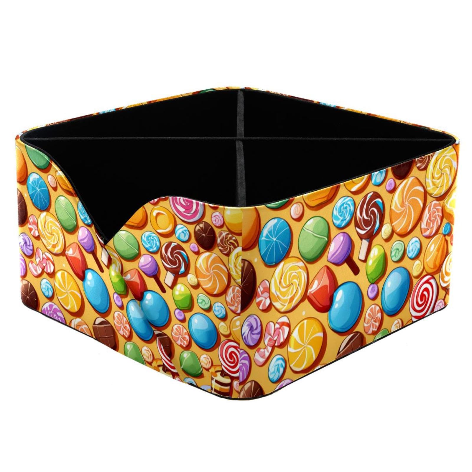 Boîte de rangement de bureau jaune bonbon comme idée cadeau utile pour la rentrée