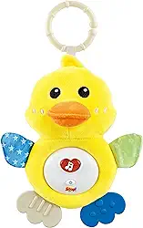 Zoop Toys Patinho Musical 2 em 1 Mobile Pelucia Amarelo