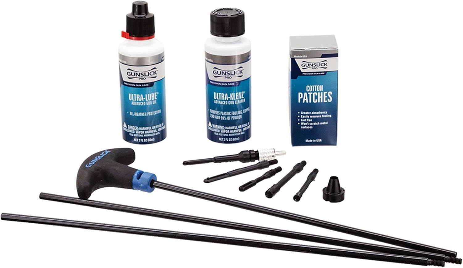 GUNSLICK Ultra Box Rifle Cleaning Kit (.204 Caliber) Gun Cleaning Kits Sports