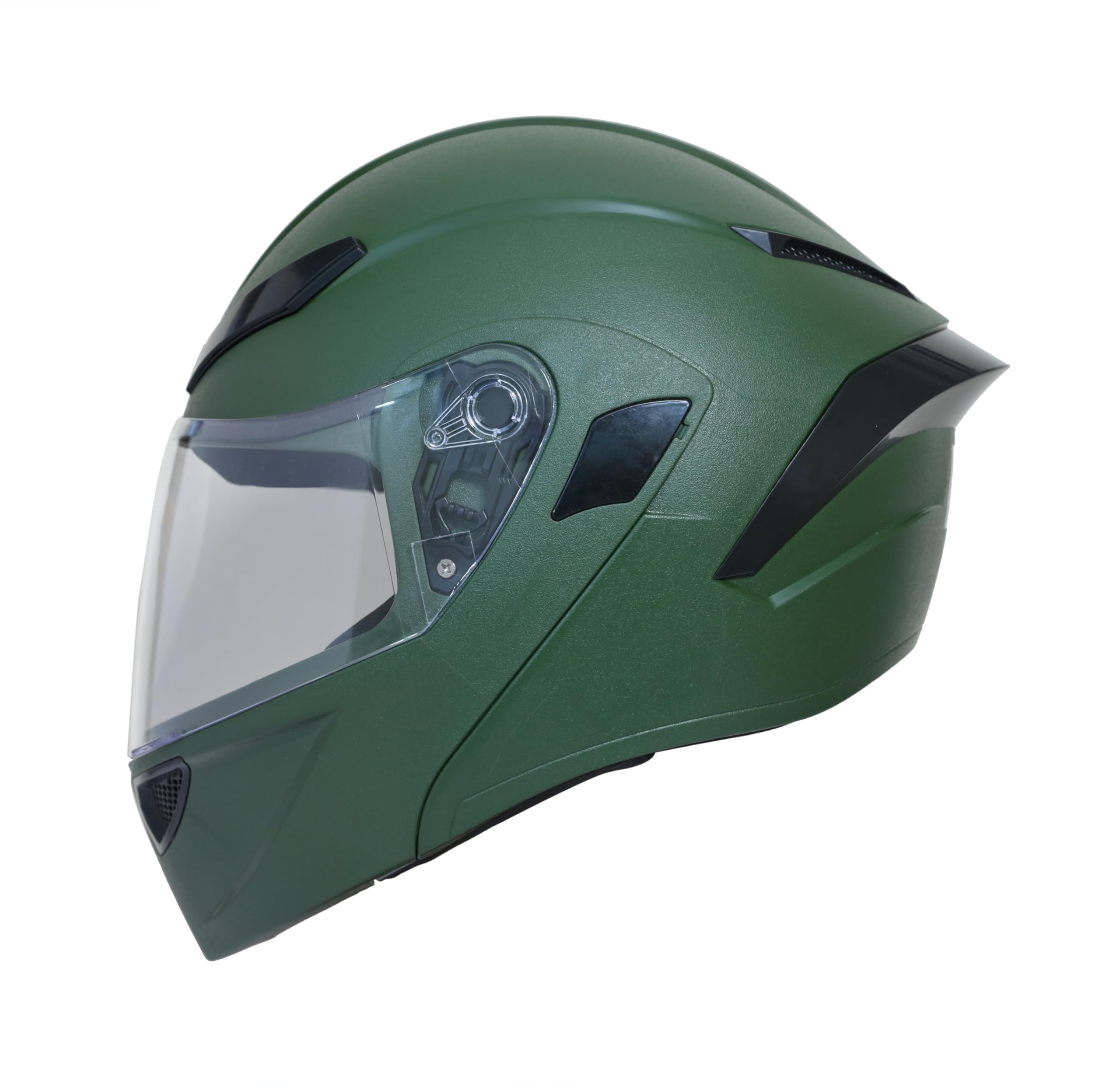 Spark Minda Valor Military Green ISI Certified Premium Helmet for Men & Women (X Size)