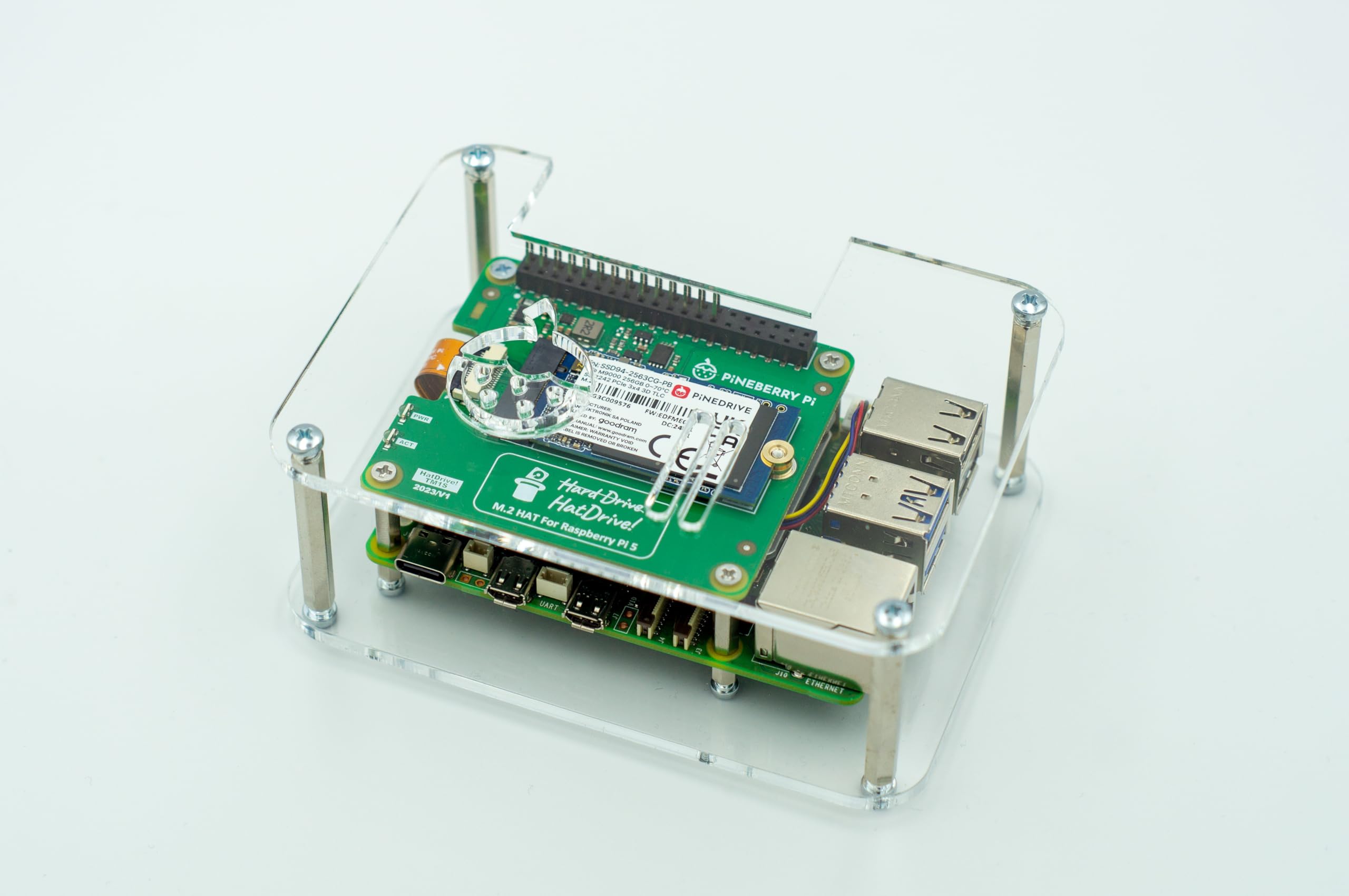 Pineberry PiUniversal Housing, transparent