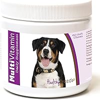 Vista 114 de Healthy Breeds Multivitamínico siberiano Husky para perros, suplemento diario recomendado por veterinarios, sabor a tocino, 60 masticables suaves