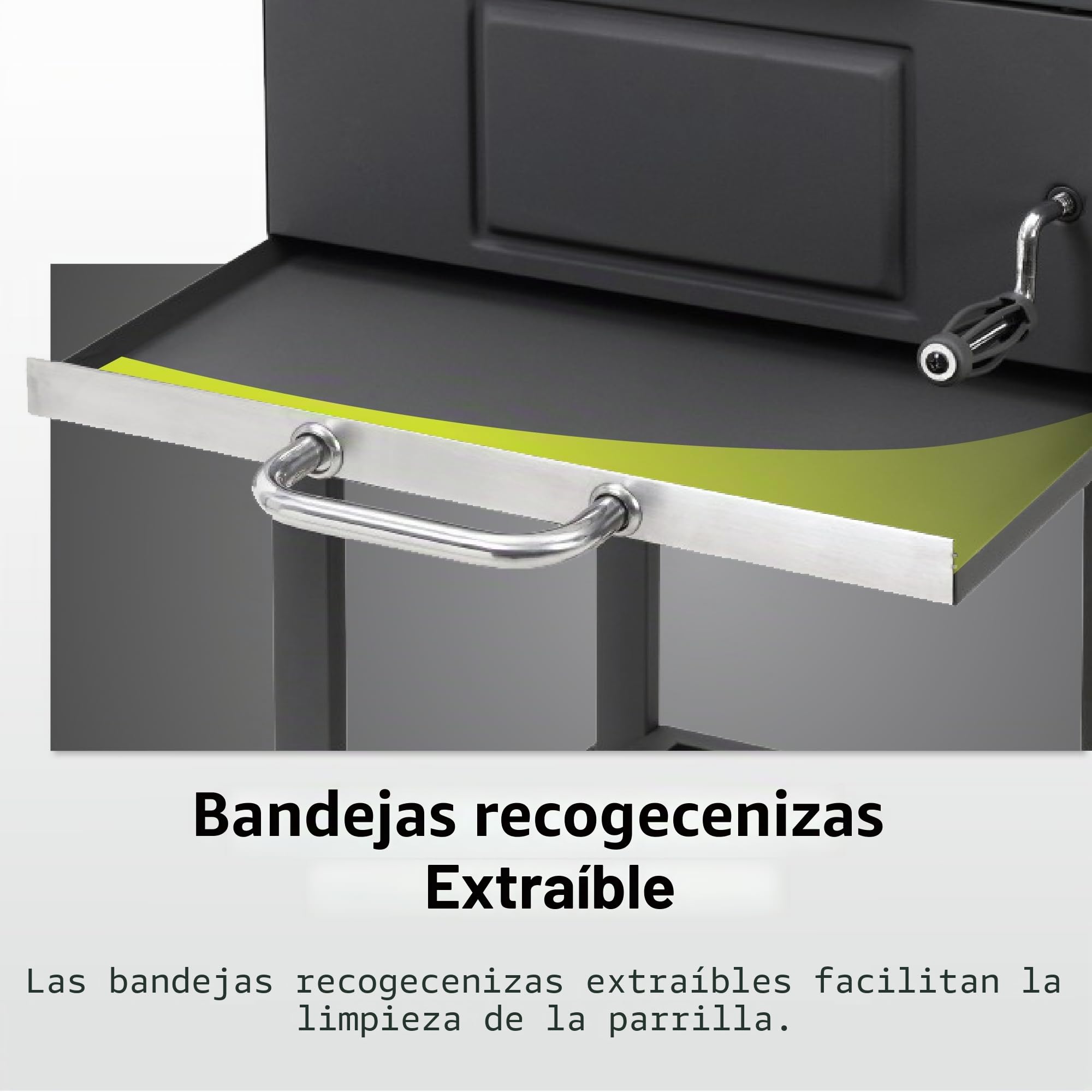 Tepro Parrilla de carbón Toronto Basic, superficie de la parrilla: 52 x 36 cm aprox