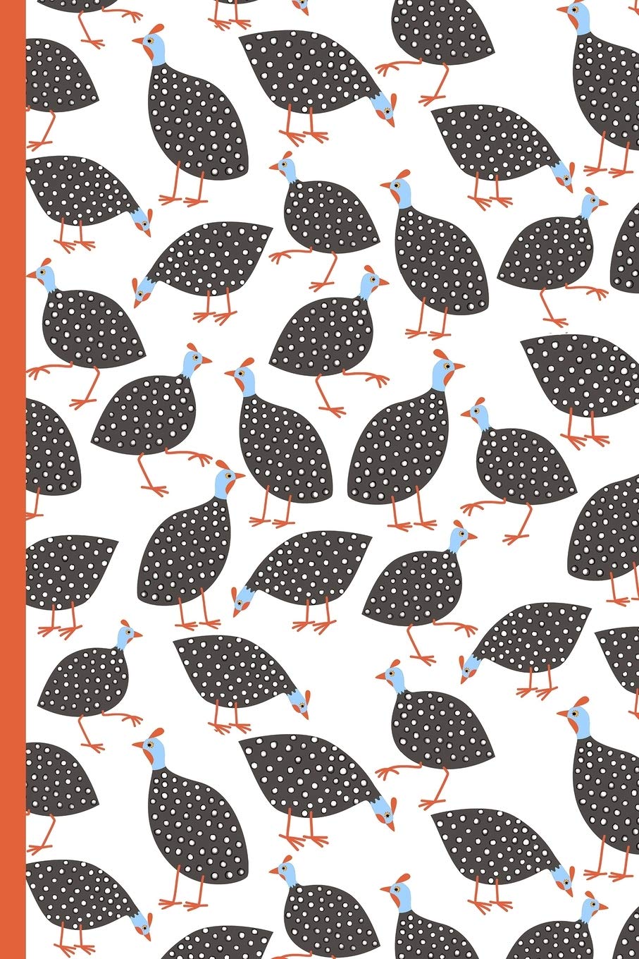 Notes: A Blank Lined Journal with Cute Guinea Fowl Cover Art