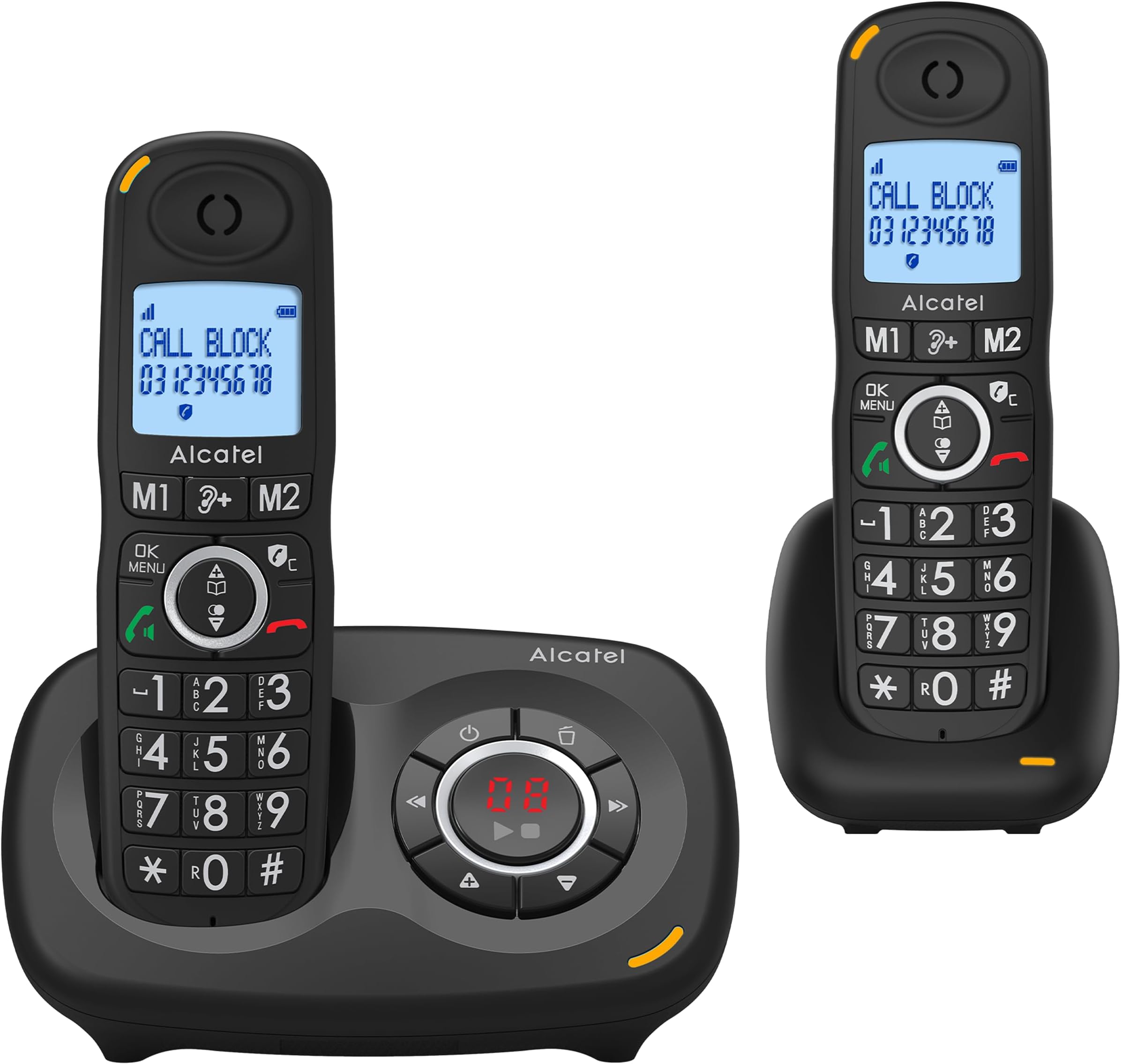 Schnurloses Telefon Mit 2 Mobilteilen Ohne Anrufbeantworter Gigaset E290 Duo - 2 Schnurlose Senioren-Telefone ohne Anrufbeantworter