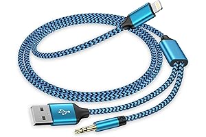 Apple Aux Cord for Car: Premium Lightning to 3.5mm Car Audio Auxiliary Cable