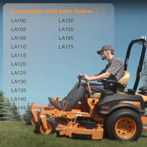 Miniatura 2 de HQPASFY Kit de reconstrucción de engranajes de piñón para sector de dirección compatible con tractores de césped John Deere LA Series Reemplaza#