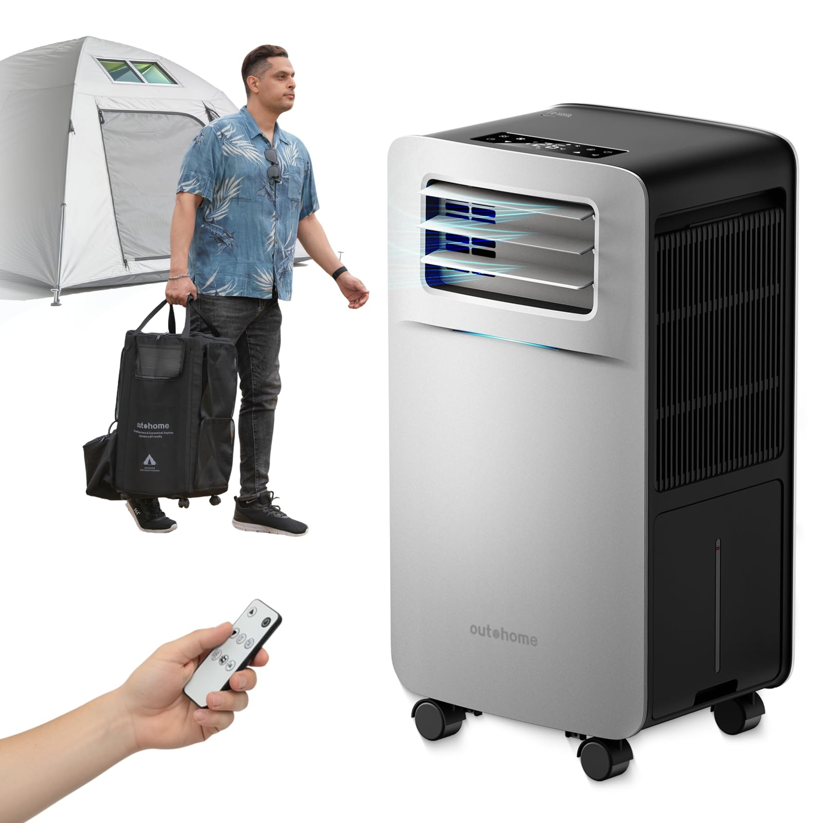 FO-KOKO 5200 BTU Portable 4-in-1 Air Conditioner Unit