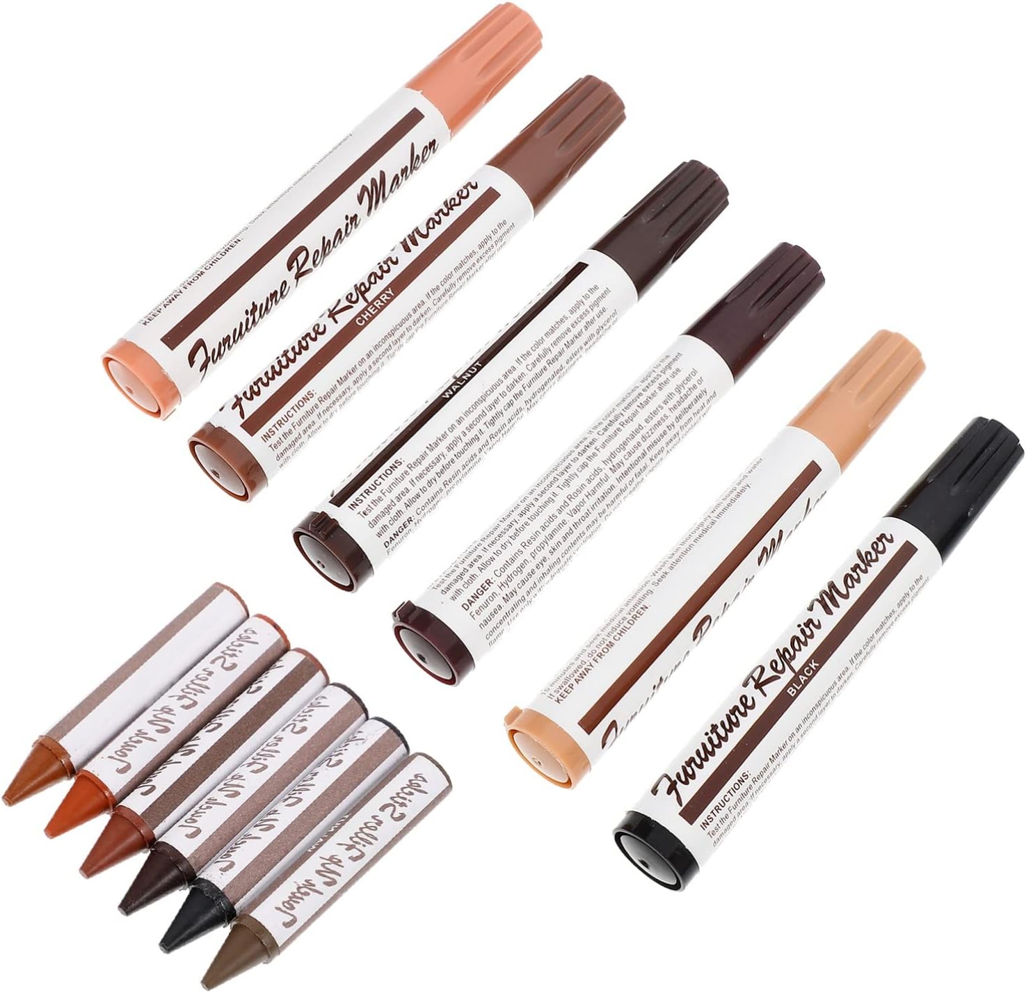 12pcs Wood Furniture Touchup Pen whelping kit Home