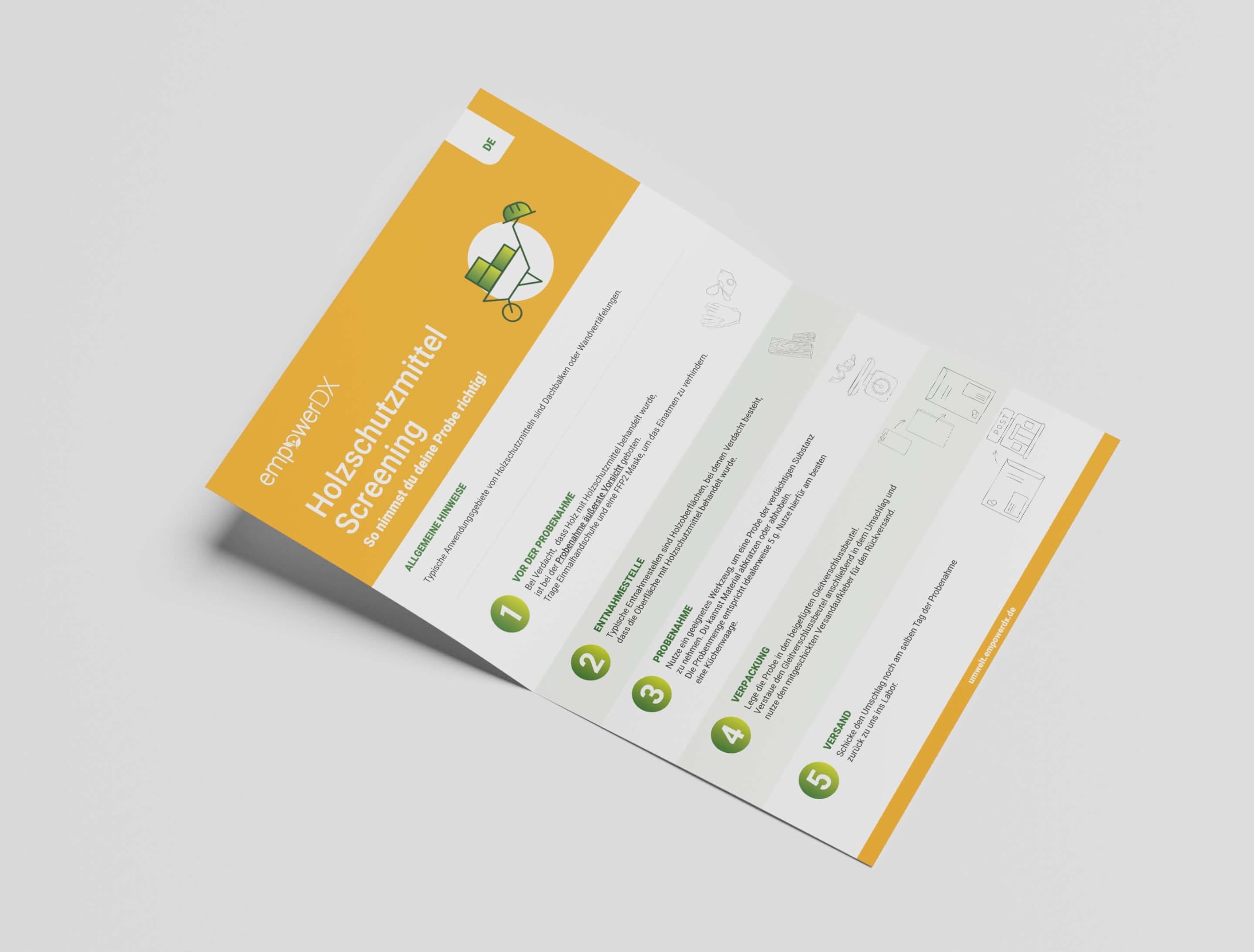 Holzschutzmittel Screening Testkit
