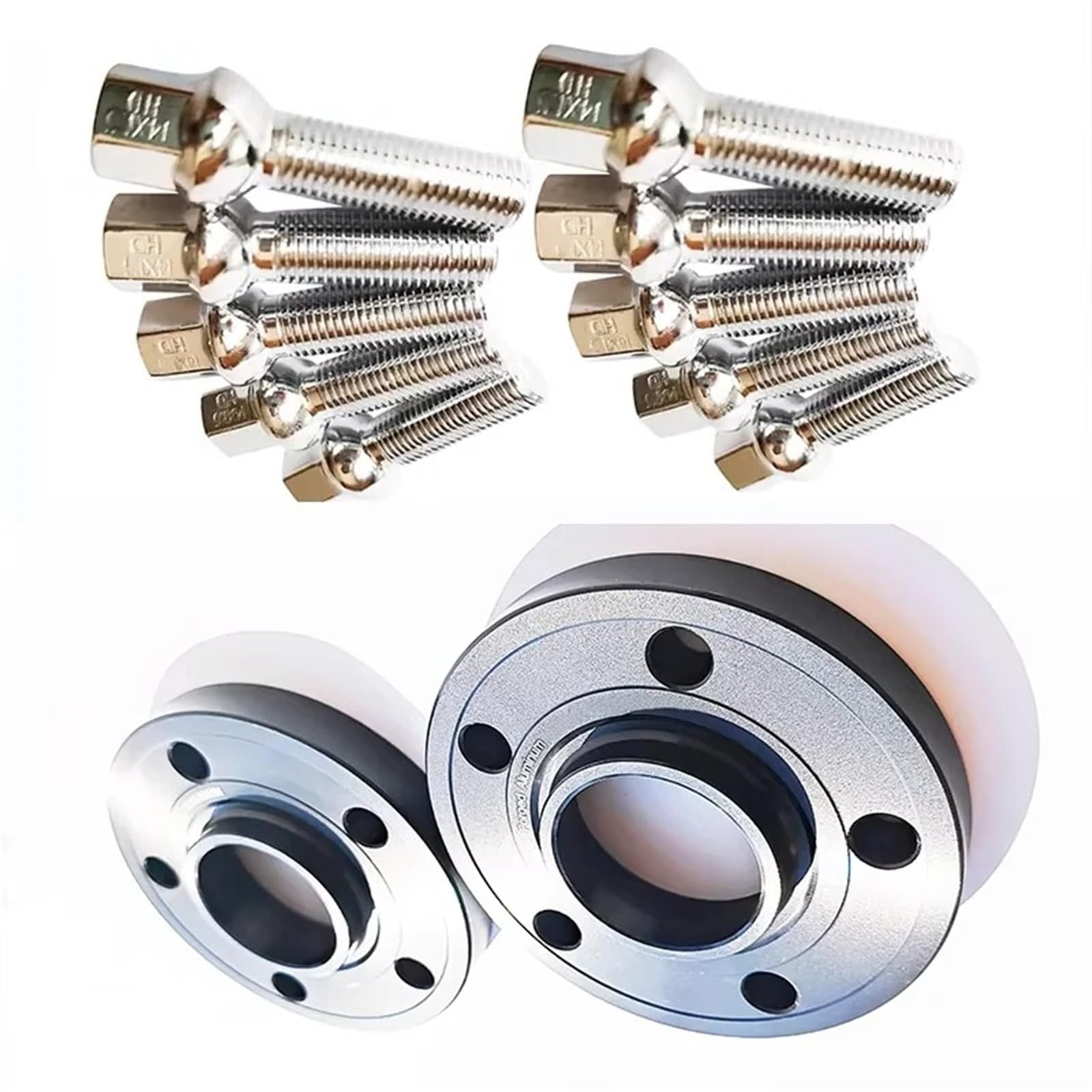 Spurplatten Für Präzisions Für Passform Für C-Klasse – C220 C230 C280 C43 2 Stück 12 Mm 5 X 112 66,6 Spurverbreiterung, Satz Mit Radschrauben 10 Stück 12 X 1,5 Spurverbreiterungsadapter