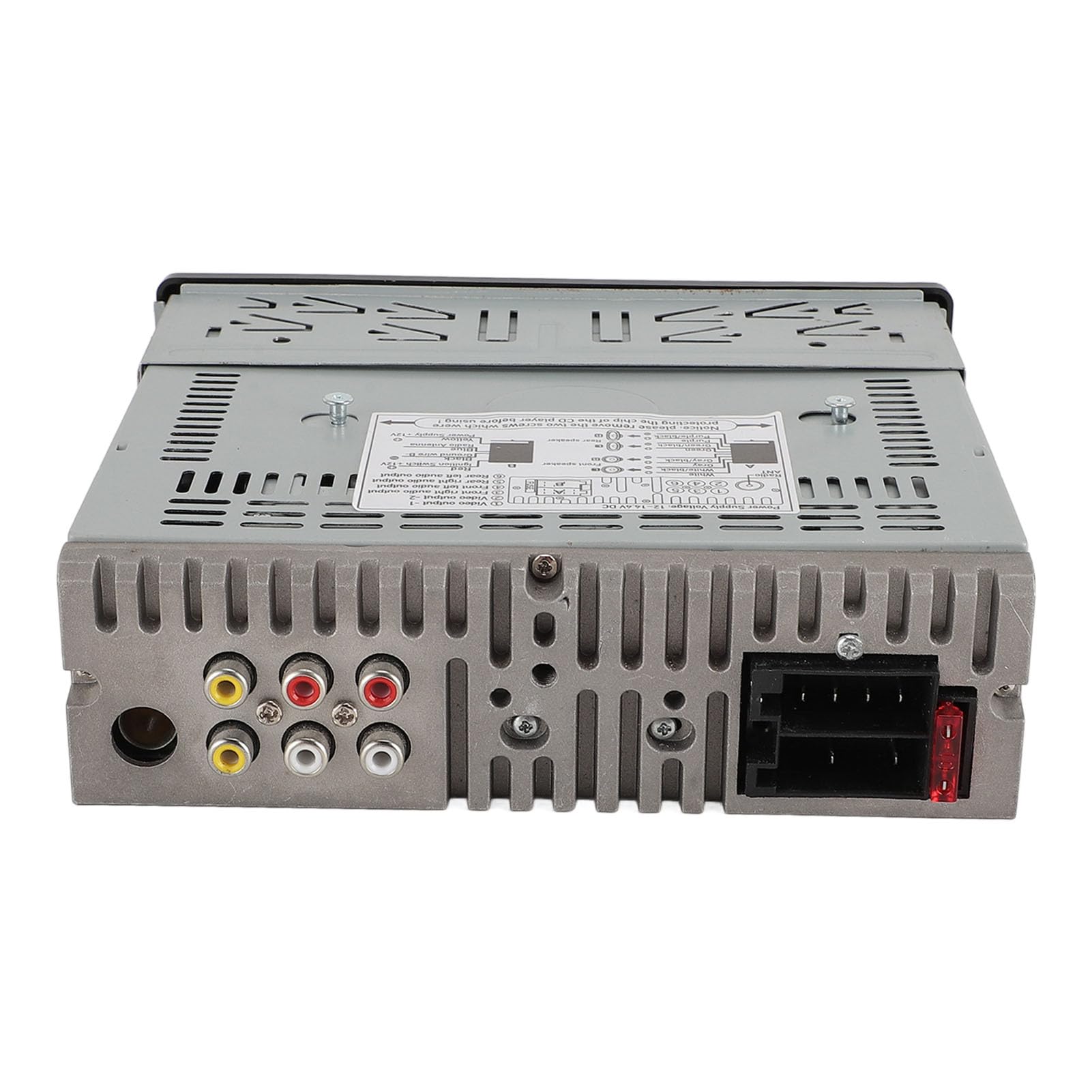 Samochodowy Zestaw Stereo z Portem USB, Radiem FM, Zestawem Głośnomówiącym CD DVD, Wejściem AUX dla Samochodu Jednodinowego, Systemem Rozrywkowym z, funkcją Pamięci,