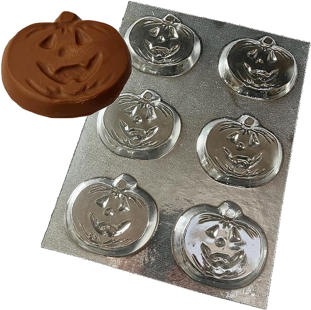 dennycraftmoulds Pumpkins Chocolate Mould 6 Cavities Make Halloween Treats