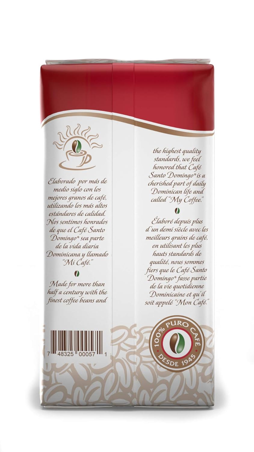 Café Santo Domingo bolsa de 16 onzas café molido producto de la ...