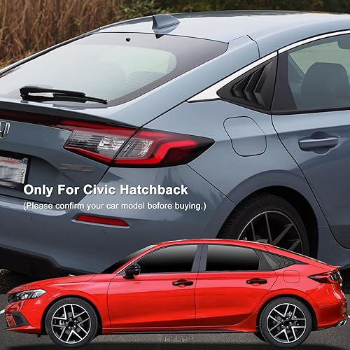 Vista 15 de CKE Para Civic Hatchback de 11ª generación, compatible con Honda Civic 2026 2025 2024 2023 2022, accesorios deportivos para exterior de automóvil
