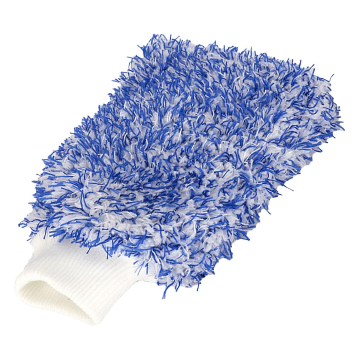 MAGICLULU 5 Piezas Guante de Lavado de Autos de Microfibra Doble Cara Herramienta de Limpieza Automotriz Guante y Absorbente para Cuidado del Vehículo para Limpieza de Ventanas y