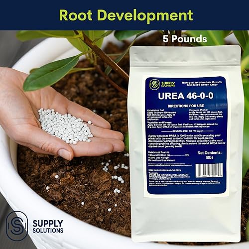 Miniatura 9 de Supply Solutions Urea 46-0-0 Nitrógeno para promover el crecimiento frondoso verde, plantas exuberantes y crecimiento de floración (5 libras)