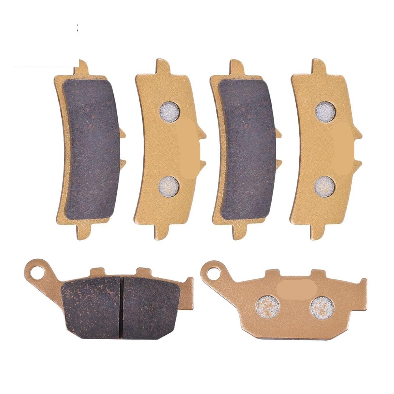 Plaquettes de frein arrière frittées pour moto 675 et 900 en cuivre durable