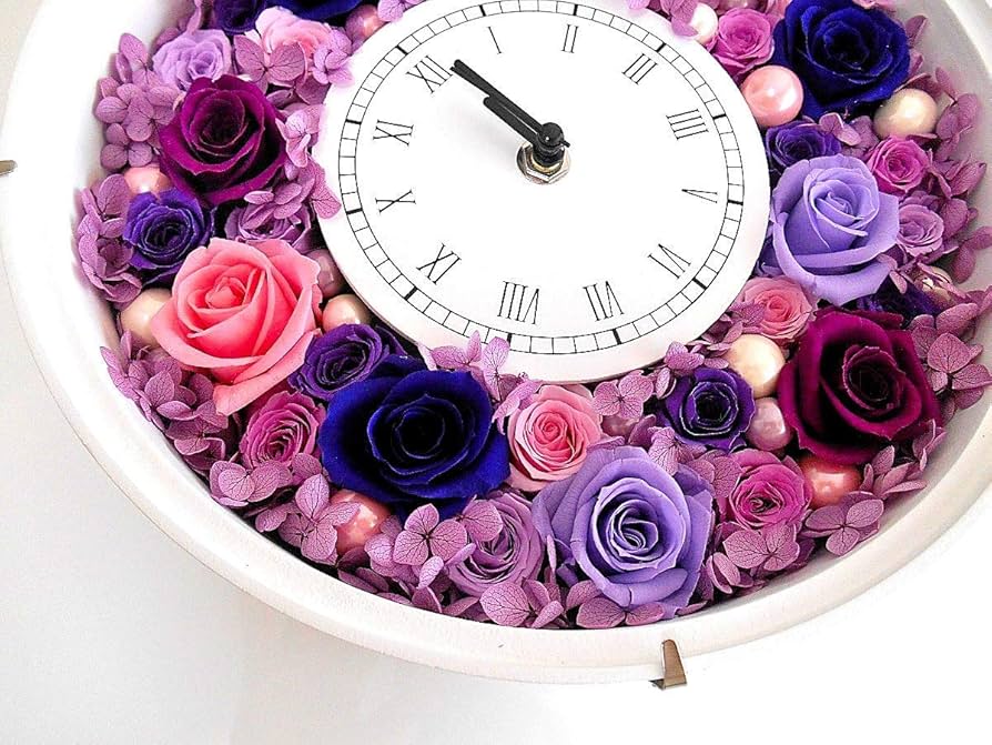 再販color選べます♡結婚祝い♡新築祝い♡退職祝い♡花時計♡受注制作リボン時計 再販color選べます♡結婚祝い♡新築祝い♡退職祝い♡花時計♡受注制作リボン時計