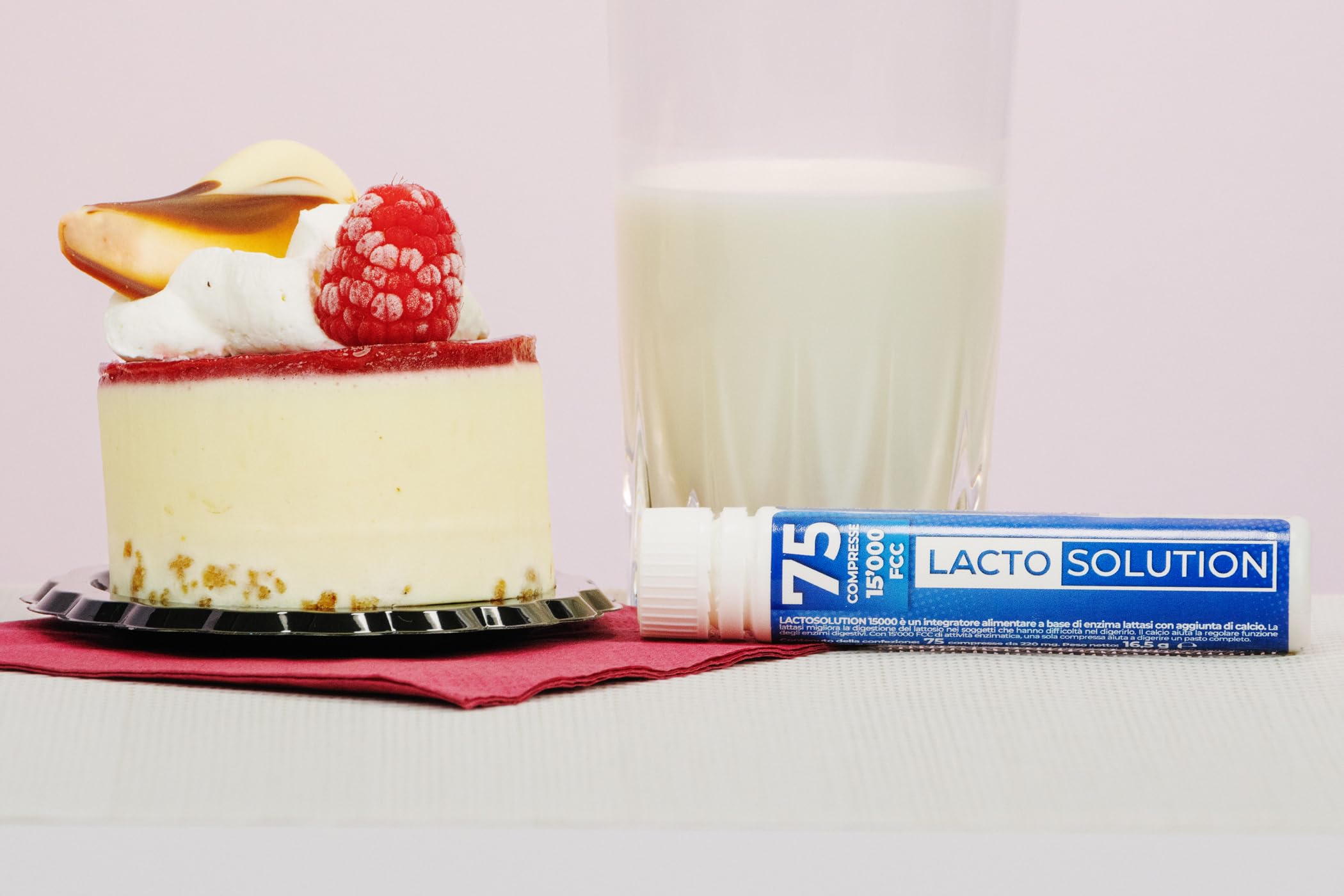 Lactosolution 15000 FCC - Supplément Enzymatique Lactase Contre l'intolérance au Lactose - 75 Comprimés - Paquet de Recharge