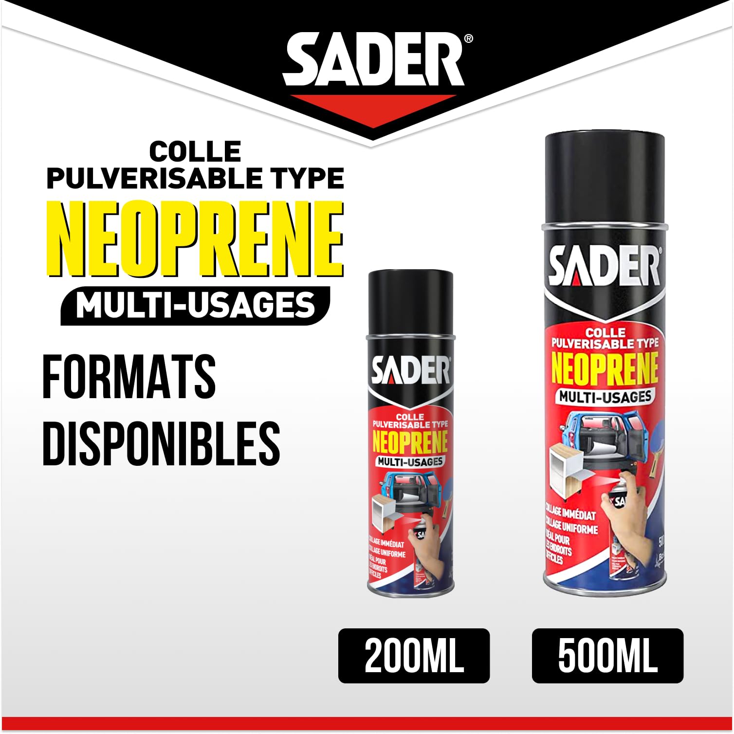Bostik SA 025220 Kleber Neopren Küchenhilfe Lackspray 500 ml