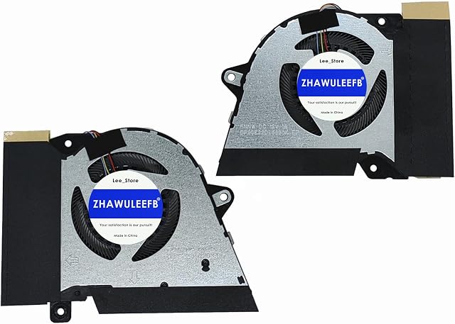 ZHAWULEEFB New Laptop CPU+GPU Cooling Fan for ASUS Rog Zephyrus G14 GA401Q GA401QC GA401QE GA401QH GA401QM GA401IHR GA401QEC-K2064T Series DFSCK221151818 FNNX DFSCK22D05883K FNNW DC12V 1A Fan