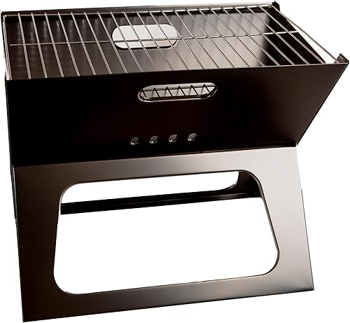 Miniatura 3 de Miyake Parrilla de camping plegable portátil portátil Parrilla de barbacoa Parrilla de carbón compacta y portátil Pequeña hoguera para cocinar