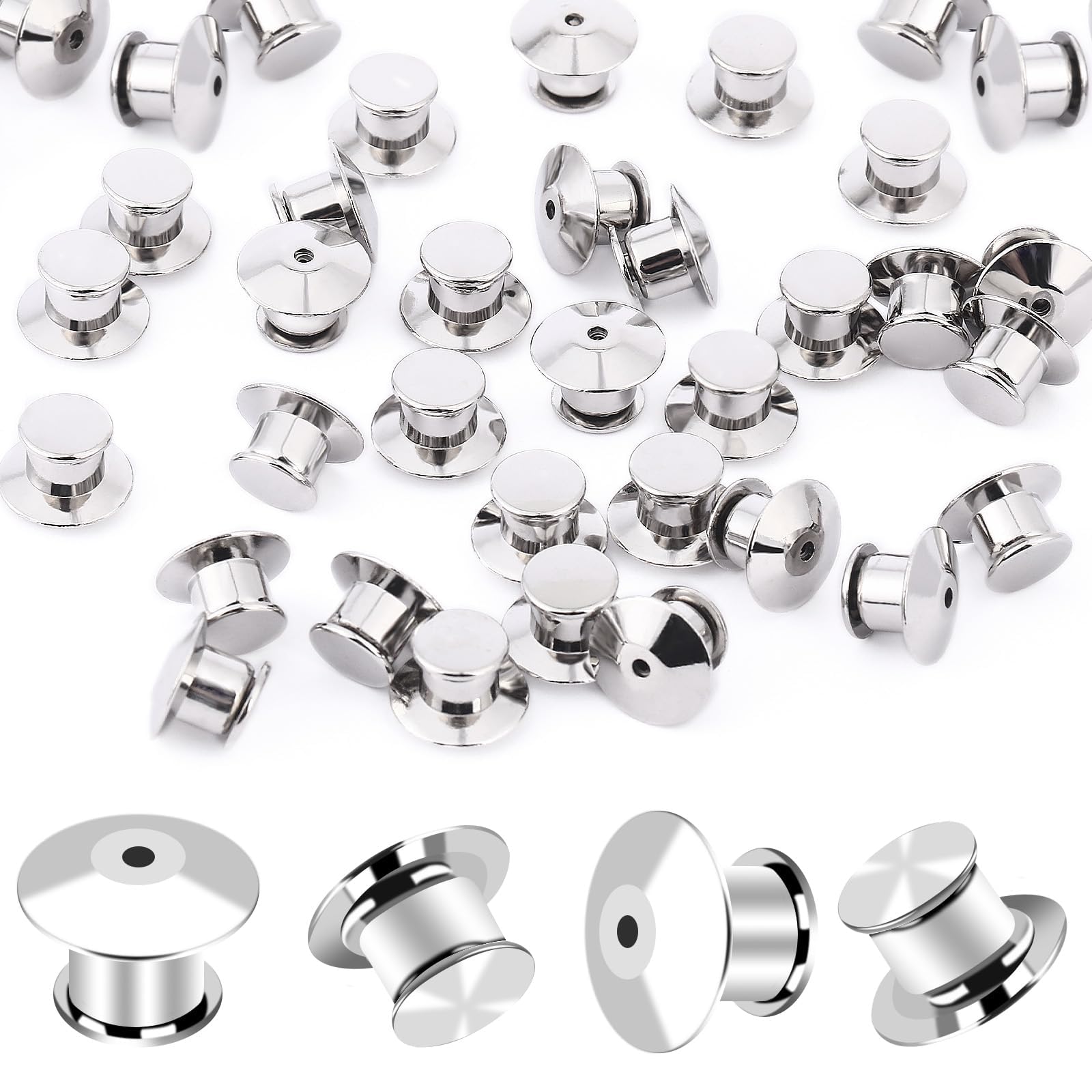 Fermoirs à épingle en métal pour broche et pin's en émail loisirs créatifs x200