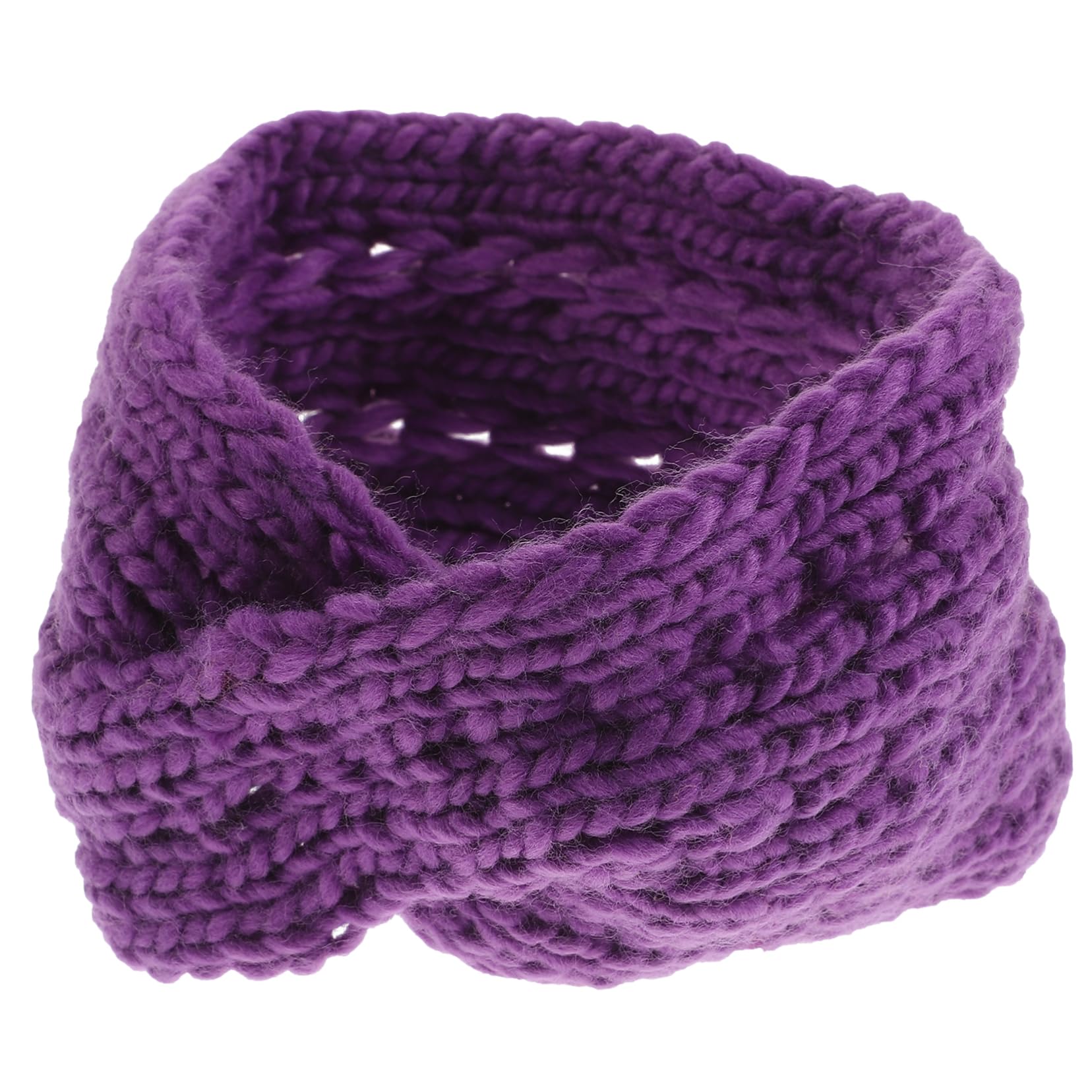 AOKWAWALIY Fashionable Knitted Headband Scarf for Women Cozy Ear Warmer Stylish Knotted Design