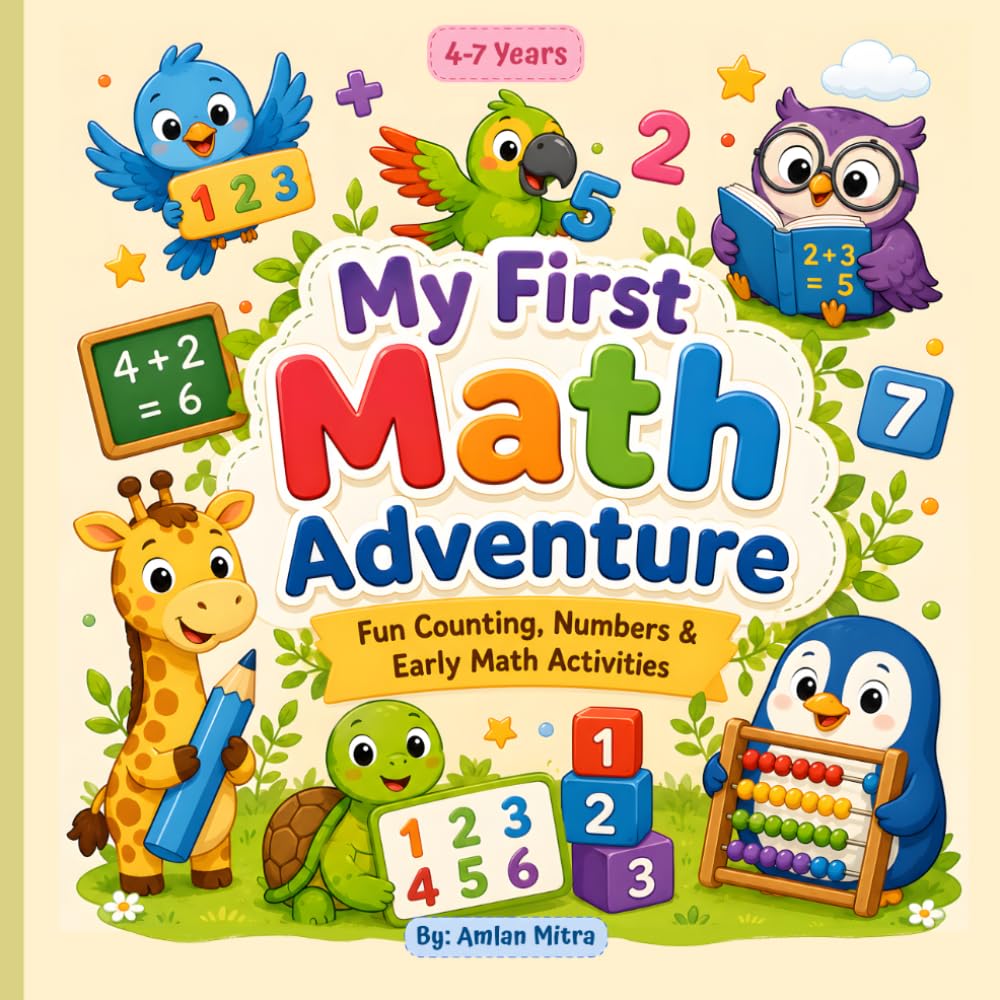 My First Math Adventure: Fun counting, Numbers & Early Math Activities