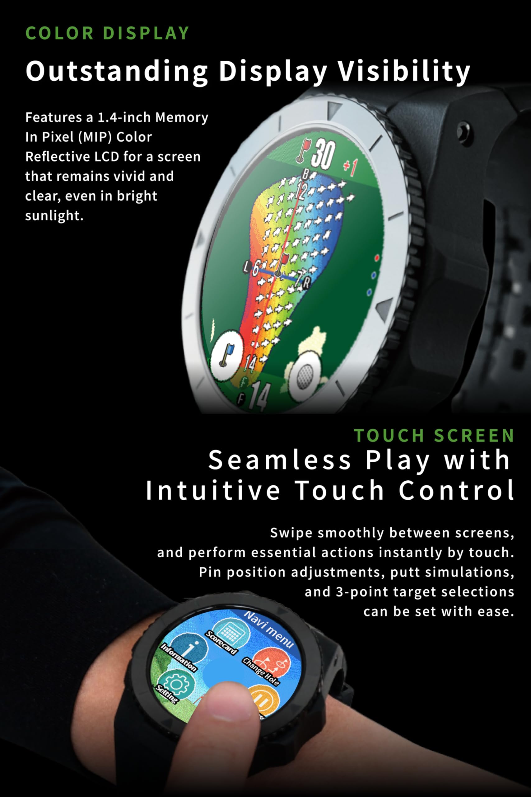 ゴルフ　GPS watch Shot Navi EXCEEDS Amazon.com: Golf GPS Watch, Shot Navi EXCEEDS - Dynamic Green