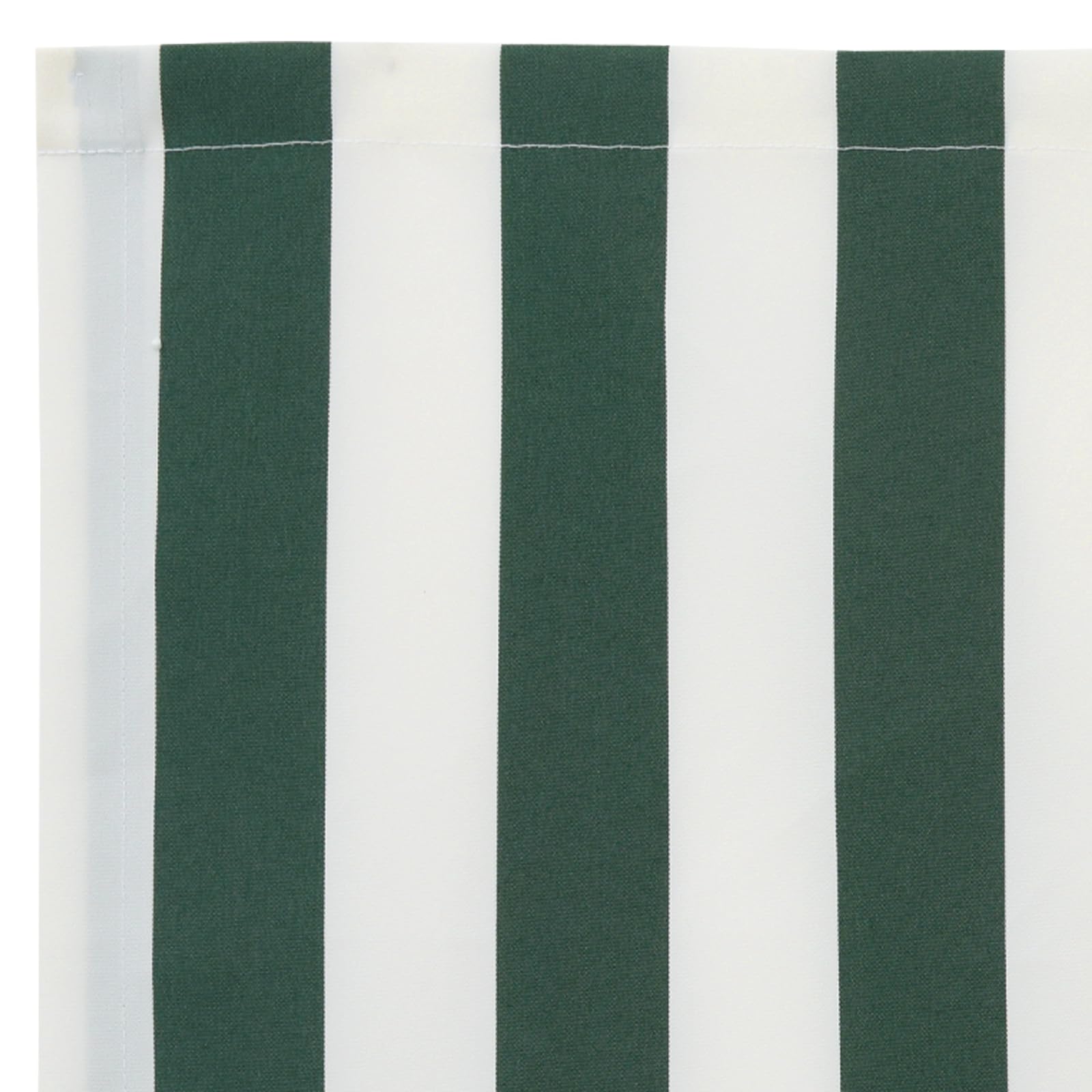 Tomostar Tissu de Remplacement de Cantonnière d’auvent, Lambrequin pour Store Toile de Remplacement Bandeau Banderole Store Banne de 6 m Vert et Blanc 5,8x0,2 m