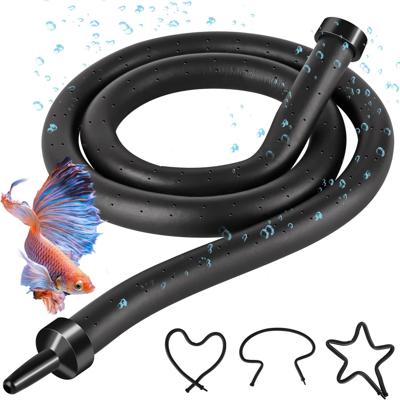 TOPINCN Aquarium Round Air Bubble Diffuser Ring Fish Pond