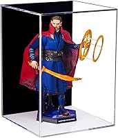 Vista 21 de Better Display Cases Estatuilla de mesa de acrílico transparente con espejo para muñeca de juguete caliente, figura de acción Bobblehead o figura