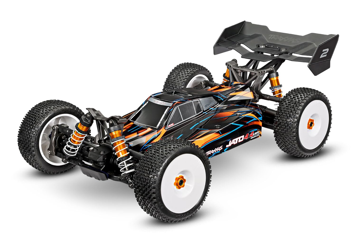 Amazon.com: Traxxas Jato 4X4 VXL-4s Orange : Toys & Games