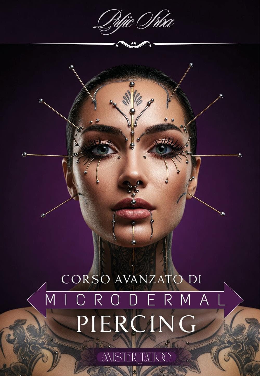 Microdermal et piercing avec pas de vis standard 1.2mm interchangeable